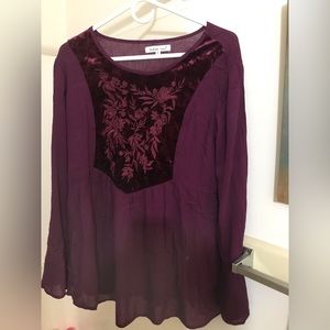Women’s Dark Violet Indigo Soul Blouse.